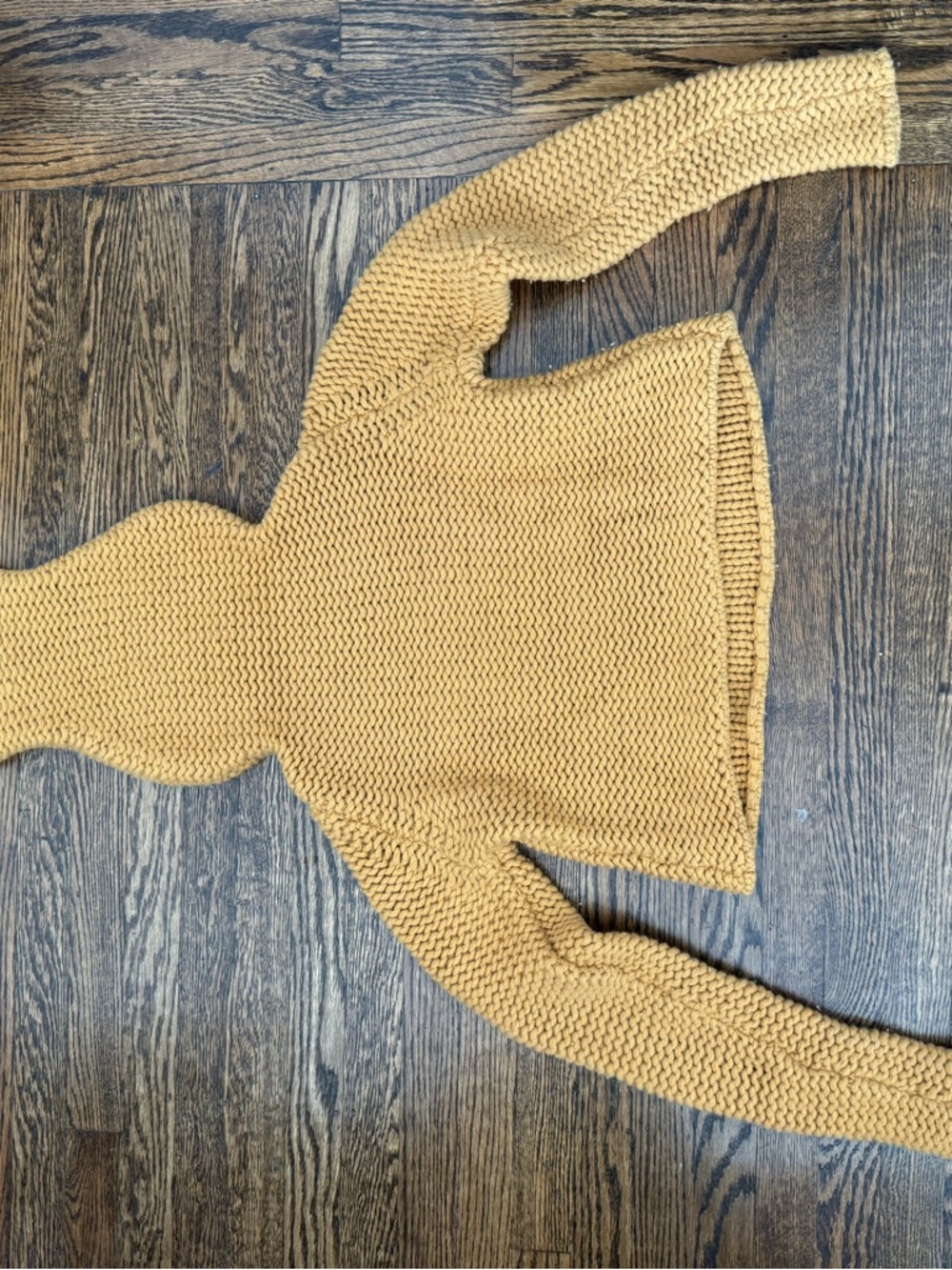 MaxMara Mustard Chunky Knit Women's Sweater